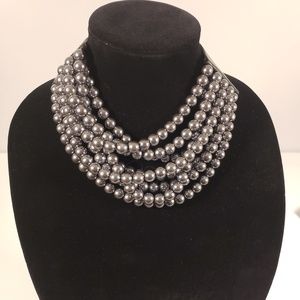 Fairchild Baldwin gray/silver necklace.